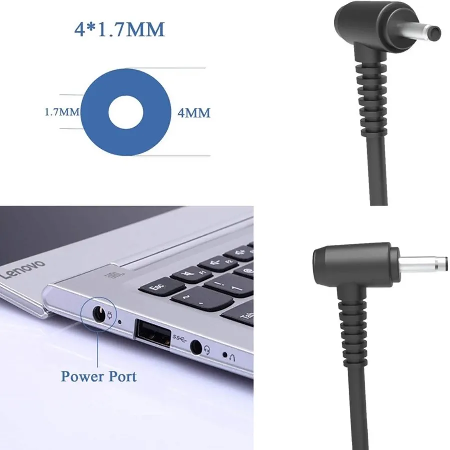Блок питания для ноутбука адаптер 45 Вт IdeaPad зарядное устройство переменного тока