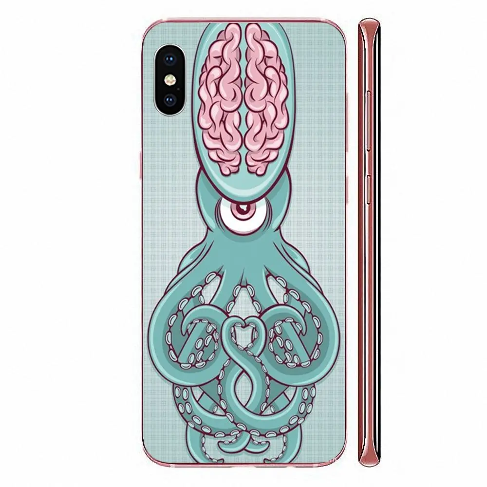 Unique Shell Transparent TPU For Galaxy Alpha Note 10 Pro A10 A20 A20E A30 A40 A50 A60 A70 A80 A90 M10 M20 M30 M40 Brain Quality | Мобильные