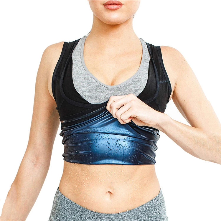 Майка сауна для мужчин и женщин полимерный Топ похудения воркаута