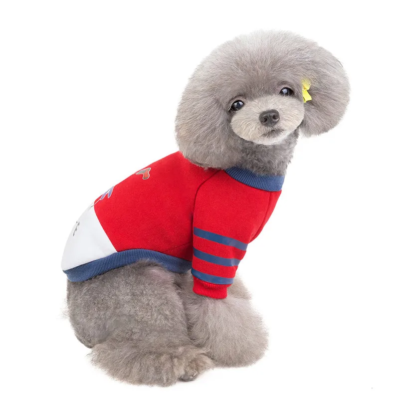 Осень зима худи для домашних собак пальто маленькой собаки одежда свитер