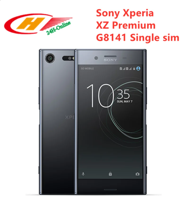 Разблокированный смартфон sony Xperia XZ Premium G8141 с одной sim-картой, Восьмиядерный ОЗУ, 4 Гб ПЗУ, 64 ГБ, 5,5 дюйма, Поддержка NFC, мобильный телефон