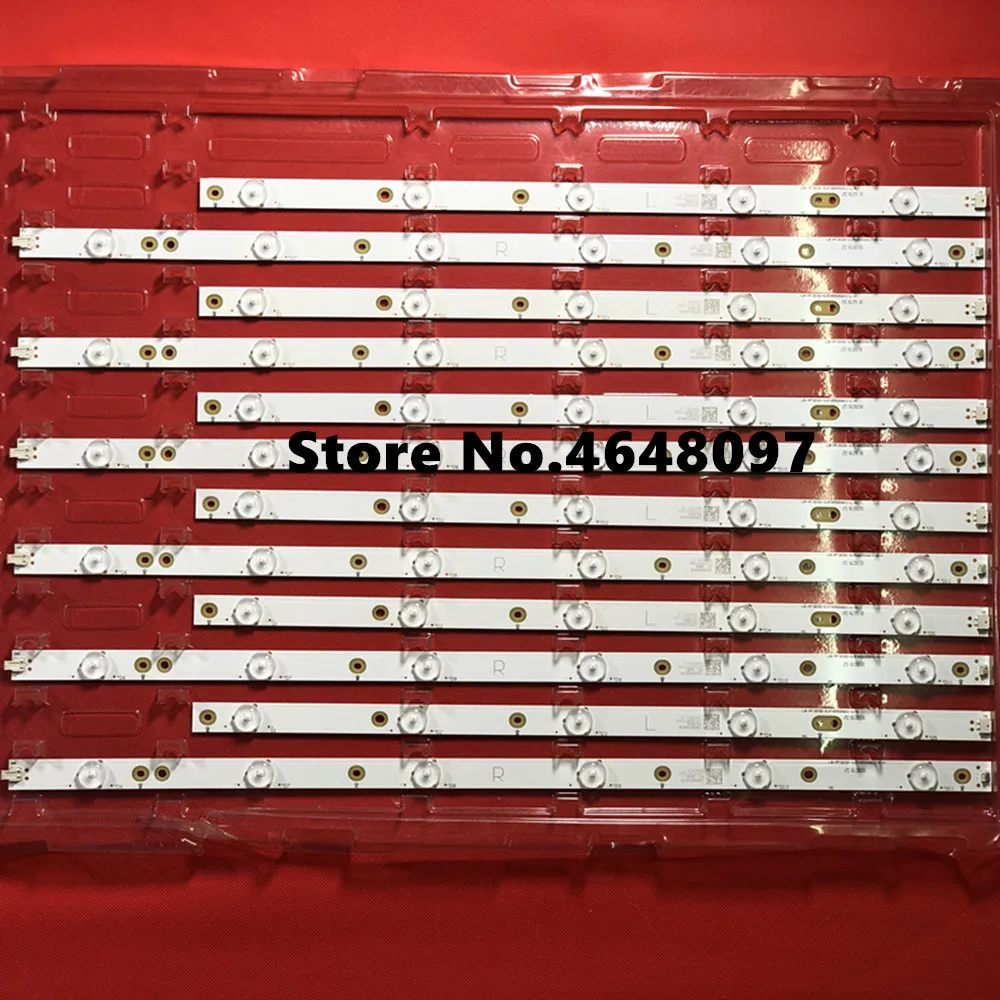 24 шт./лот светодиодная Подсветка для АОС 50 &quotТВ LE50D666080 TPT500J1-LE8 YX-50018014 LC-50LB261U 500TT26