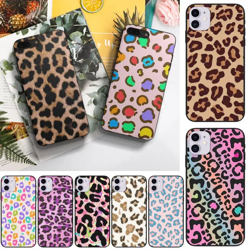 

Leopard Print Pattern Phone Case Fundas Shell Cover For Samsung A51 A52 A71 A72 A80 A91 A20E A32 A31 A21 A11