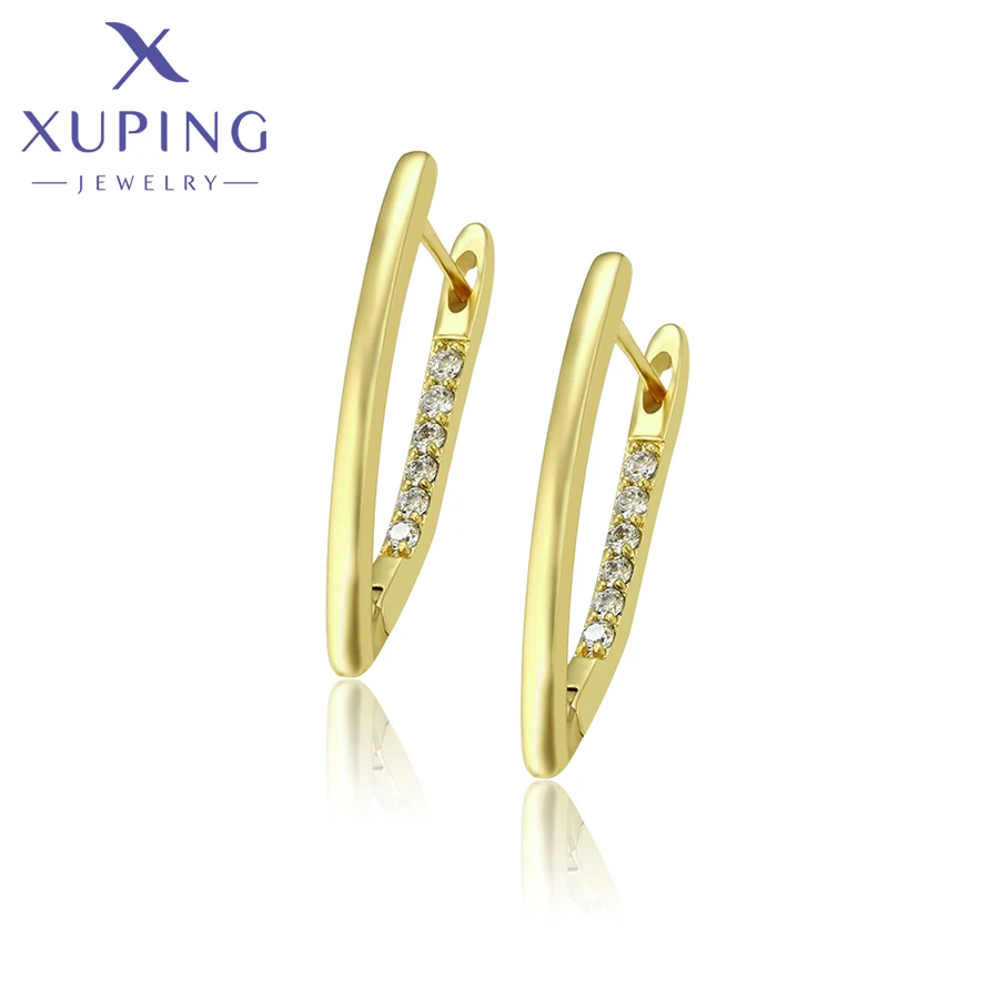 Ювелирные изделия Xuping горячая Распродажа дизайнерские серьги Huggies для женщин