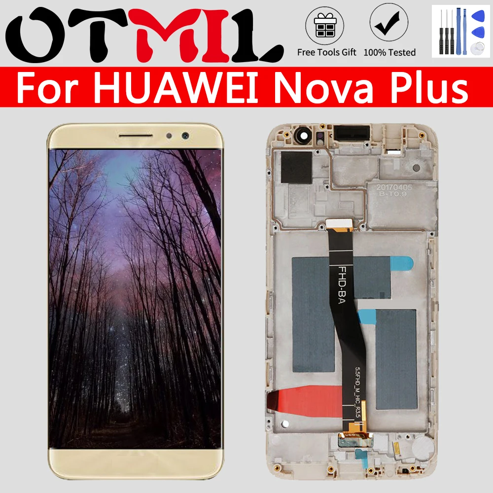 ЖК-дисплей OTMIL без битых пикселей 5 0 дюйма для Huawei Nova Plus сенсорный ЖК-экран с