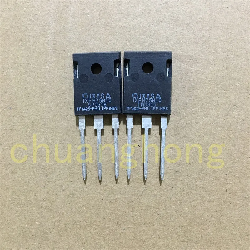 

1pcs/lot Power triode IXFH75N10 75A 100V original packing new field effect transistor MOS triode TO-247