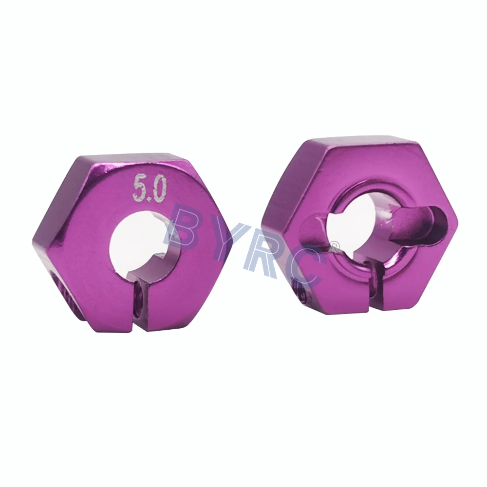 4Pcs/set Aluminum 5.0 Wheel Hex 12MM Metal for 1/10 Axial SCX10 Traxxas HSP Tamiya RC Crawler D90 | Игрушки и хобби