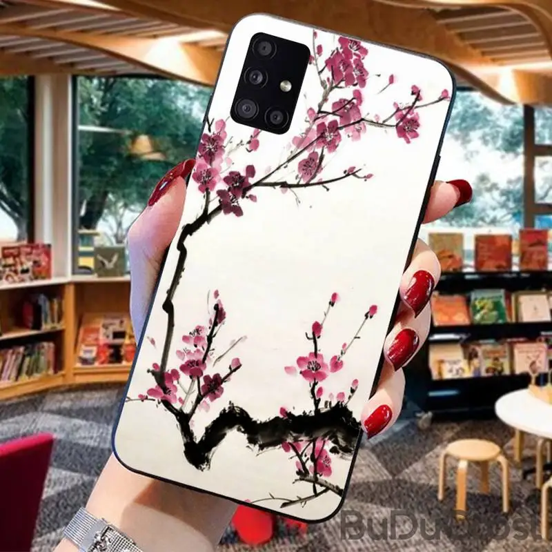 Китайский рисунок Dongmei черный чехол для сотового телефона Samsung A10 20 30 40 50 70 10S 20S 2 Core