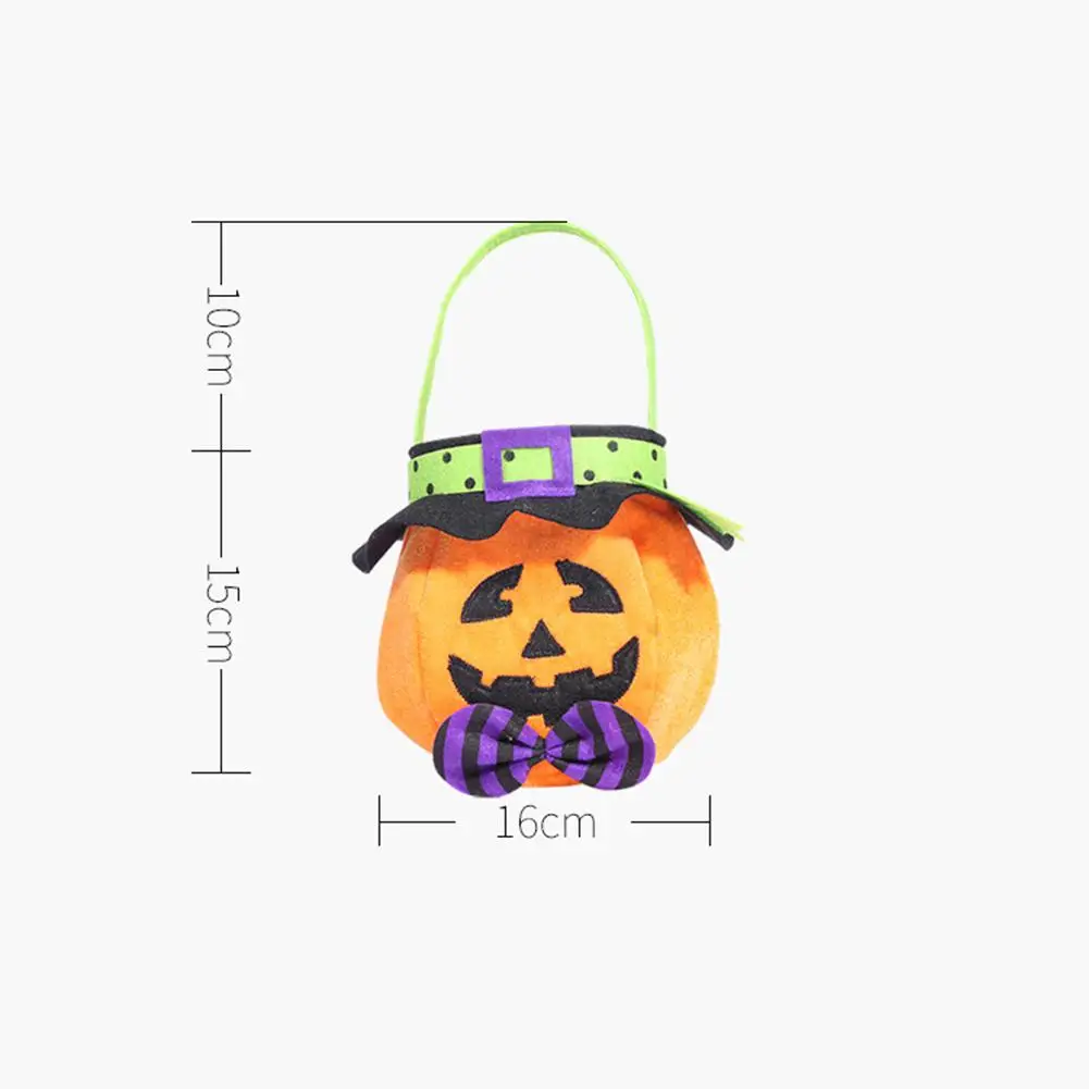 

Kuulee Round Candy Bag for Kids Trick or Treat Festival Party Favor Halloween Party Decoration Funny Toys