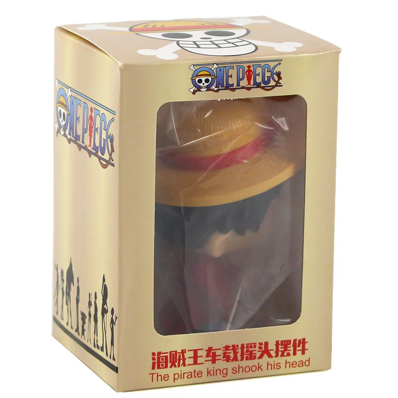 

Bobble Head Action Figure Luffy Zoro Sanji Totoro PVC Model Shake Head Phone Bracket Car Holder Anime Toys