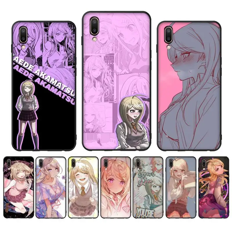 

Danganronpa V3 Akamatsu Kaede Phone Case Case For Oppo Reno Realme C3 6Pro Cover For vivo Y91C Y17 Y19