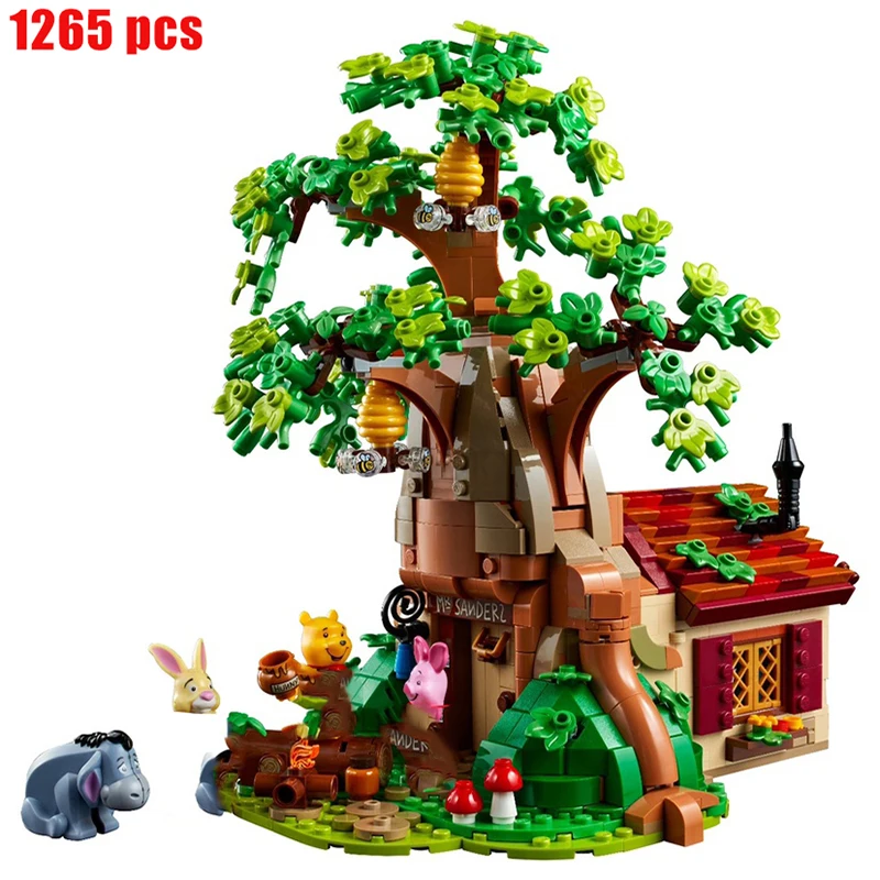 

New Disney Bear Tree House Building Blocks Toy Building Blocks Model Bricks Children's Educational Toys Children's Birthday Gift
