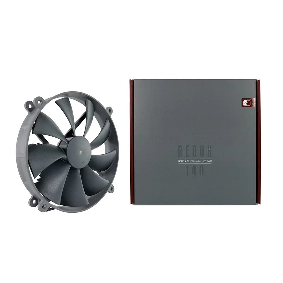 Noctua NF-P14r redux-1500 PWM round frame 140mm computer case cooling CPU radiator fan | Компьютеры и офис