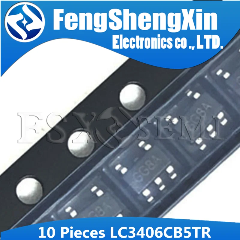 10 шт. LC3406CB5TR SOT23 5 LC3406 GG синхронный понижающий преобразователь IC|Интегральные