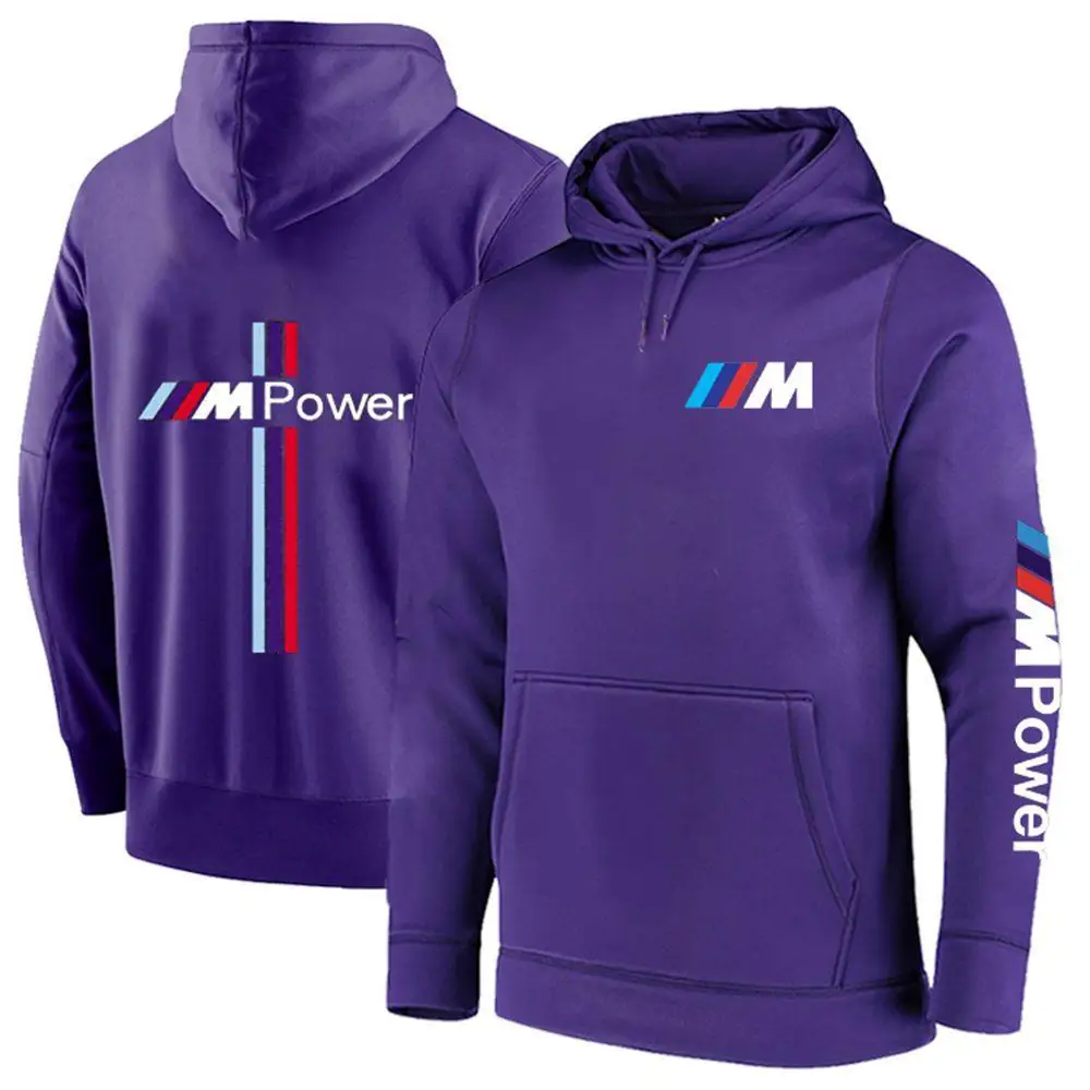 

2021 BMW M Power spring and autumn fashion hoodie sweatshirt custom pullover polar fleece casual fashion Harajuku men's jacket