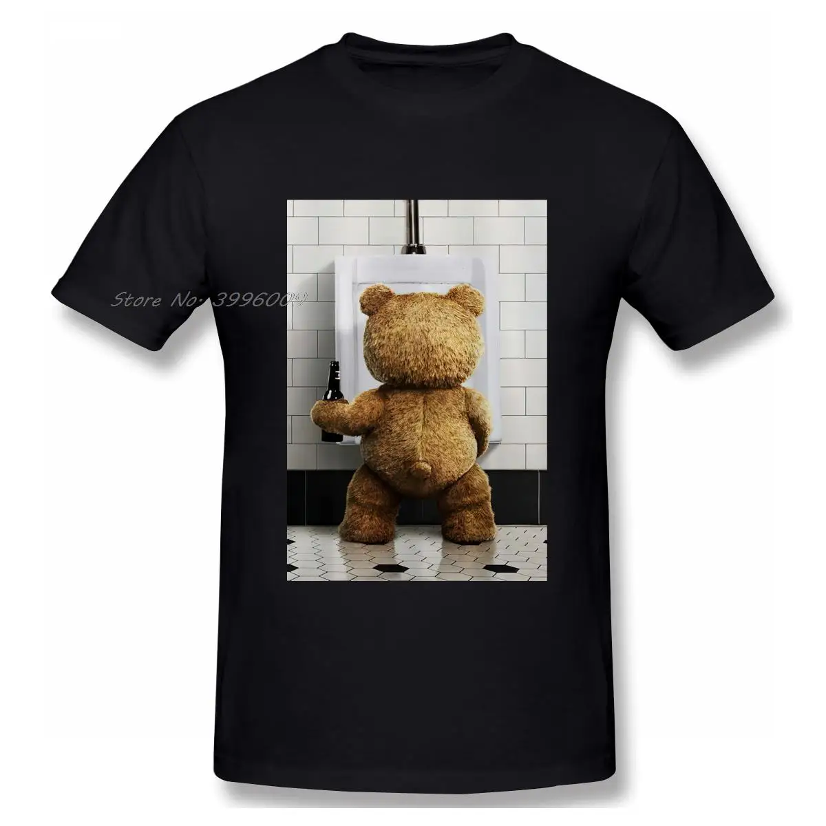 

Ted Bear Movie Beer Bath Funny T Shirt Men High Quality Cotton Summer T-shirt Short Sleeve Tshirt Brands WoMen Tee Top Gift