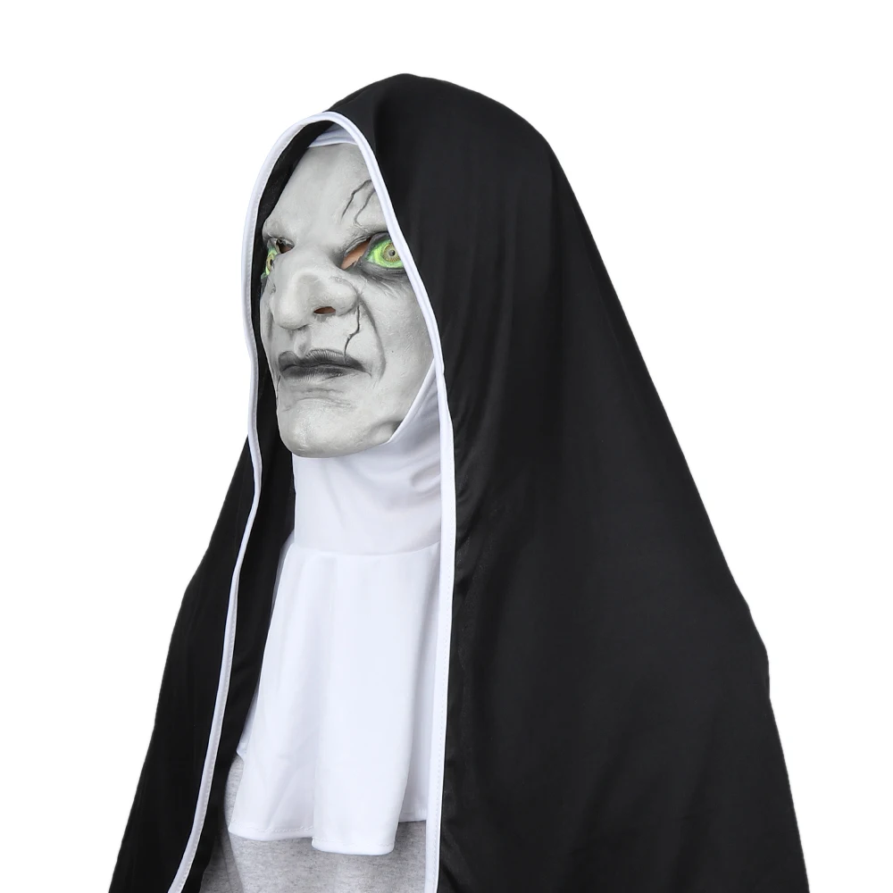 Nun ужас маска на Хэллоуин вечеринку фестиваль Косплей страшные валак латексные маски на все лицо шлемы реквизит с прямой поставкой