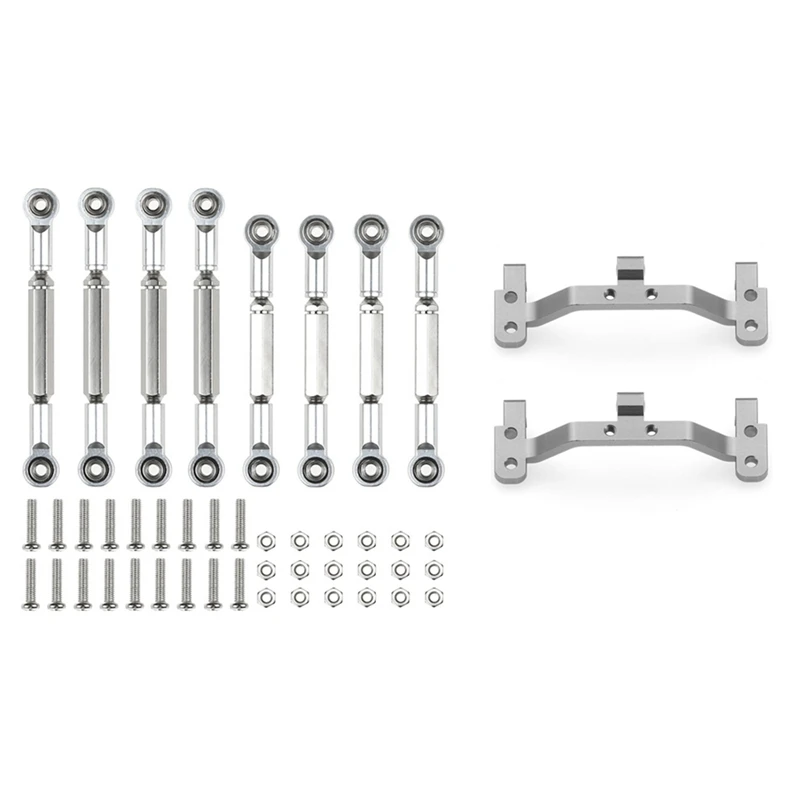 

for MN D90 D91 D96 D99S MN99S MN90 1/12 RC Car Upgrade Parts Metal Pull Rod Steering Link Rod Pull Rod Base Set