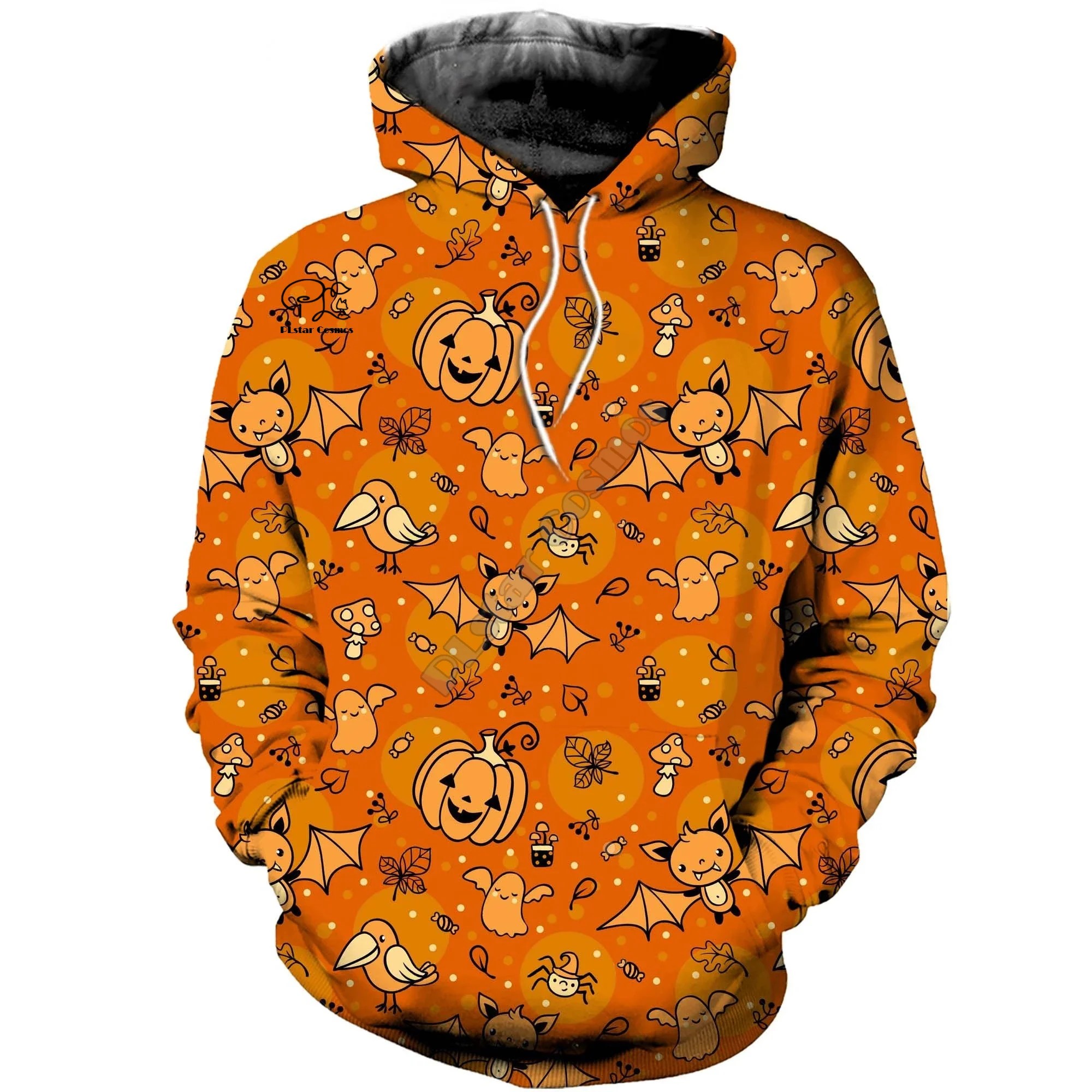 

PLstar Cosmos 3DPrint Хэллоуин все святые Тыква Ведьма Харадзюку уличная одежда смешная унисекс на молнии/Толстовка/куртка-b6