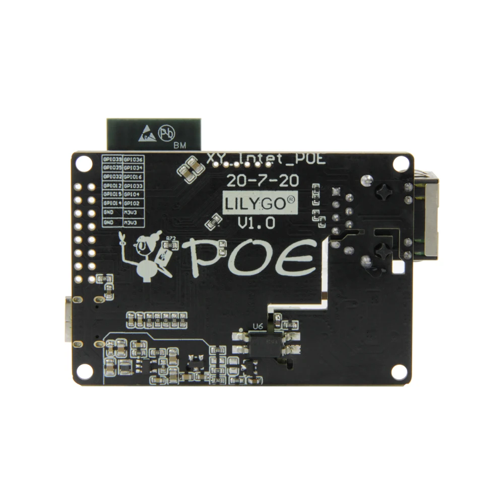 Лилиго®TTGO T-Интернет-POE ESP32-WROOM LAN8720A чип Ethernet адаптер и загрузчик Плата расширения