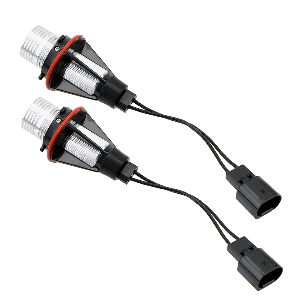 

2pcs LED Angel Eyes Marker Light Bulbs for BMW E39 E53 E60 E61 E63 E64 E65 E66 E87 525i 530i xi 545i M5 Error Free Car Lamps