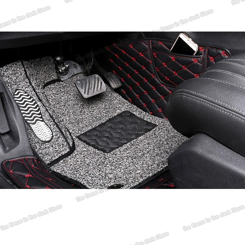 Кожаный коврик Lsrtw2017 для салона автомобиля напольный Peugeot 3008 2019 2020 ног аксессуары