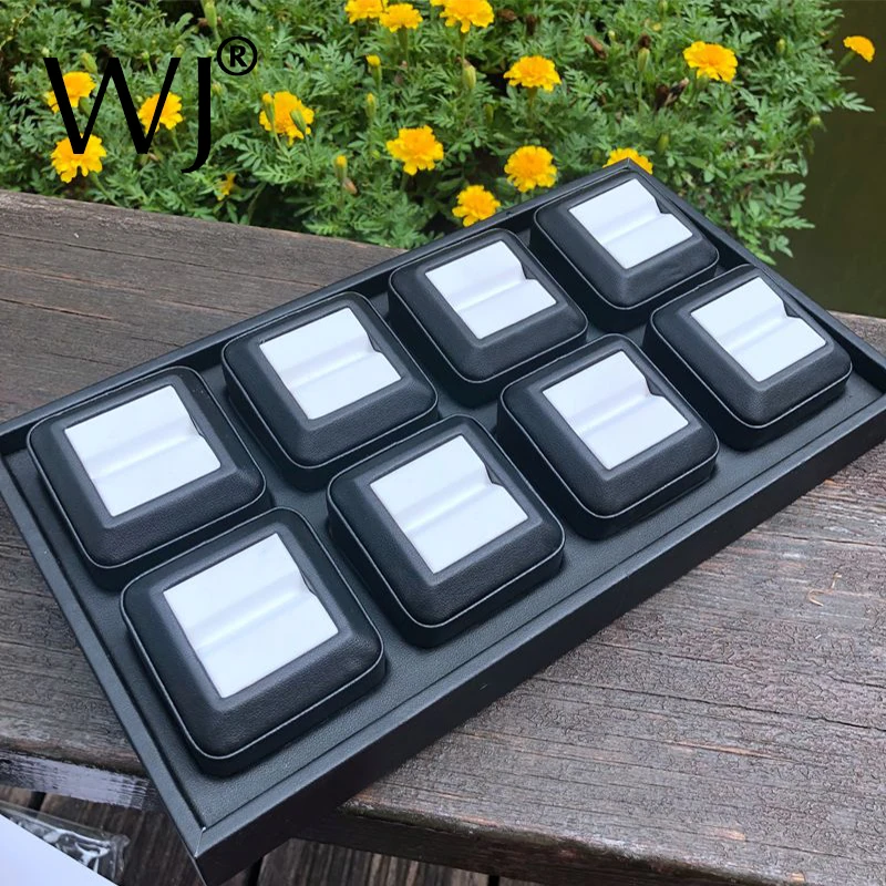 

Top Gemstone Loose Diamond Display Board Storage Tray Jewelry Gem Stones Collection Stand Pearl Holder Pendant Presentation Case