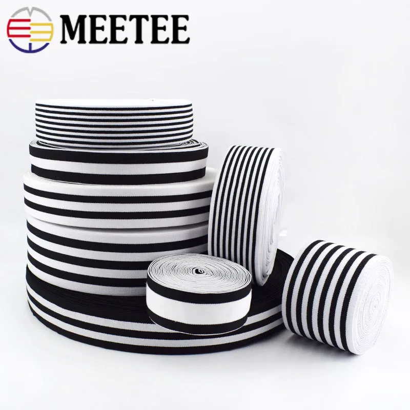 Эластичная лента из нейлона белый и черный пояс с кружевной отделкой 5