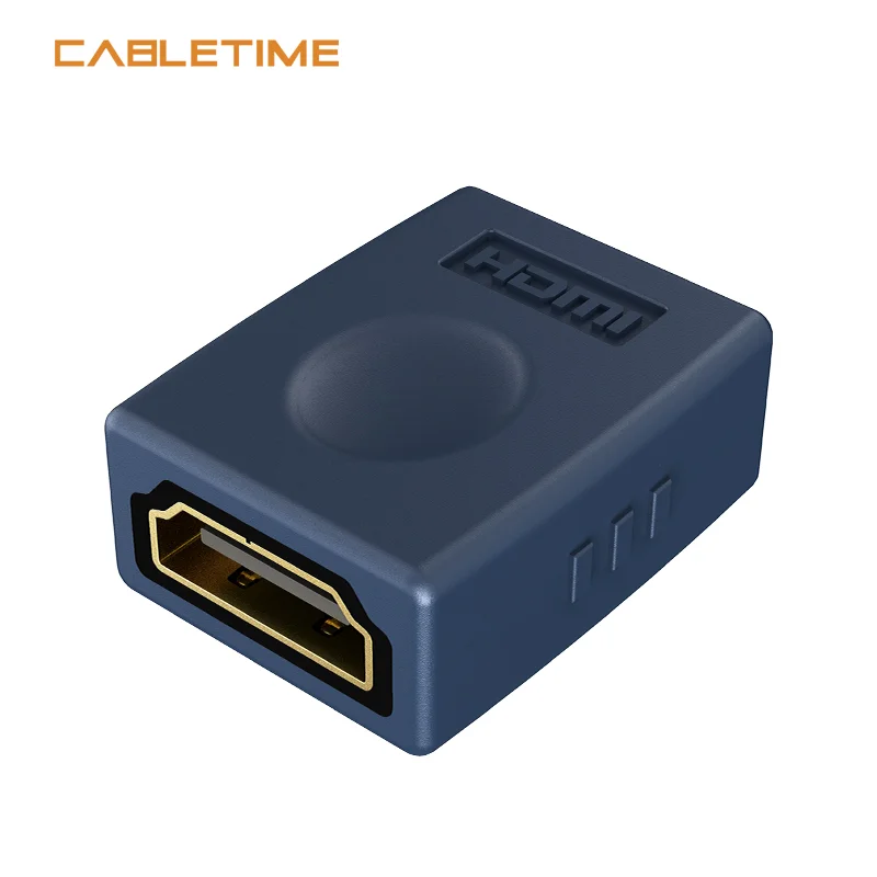 CABLETIME совместимому с HDMI Женский соединитель расширителя удлинитель адаптер