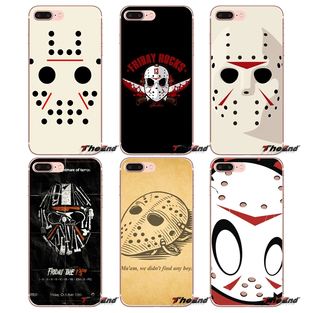 Фильма ужасов пятница 13th маска прозрачный мягкий чехол для Samsung Galaxy J1 J2 J3 J5 J7 A3 A5 A7