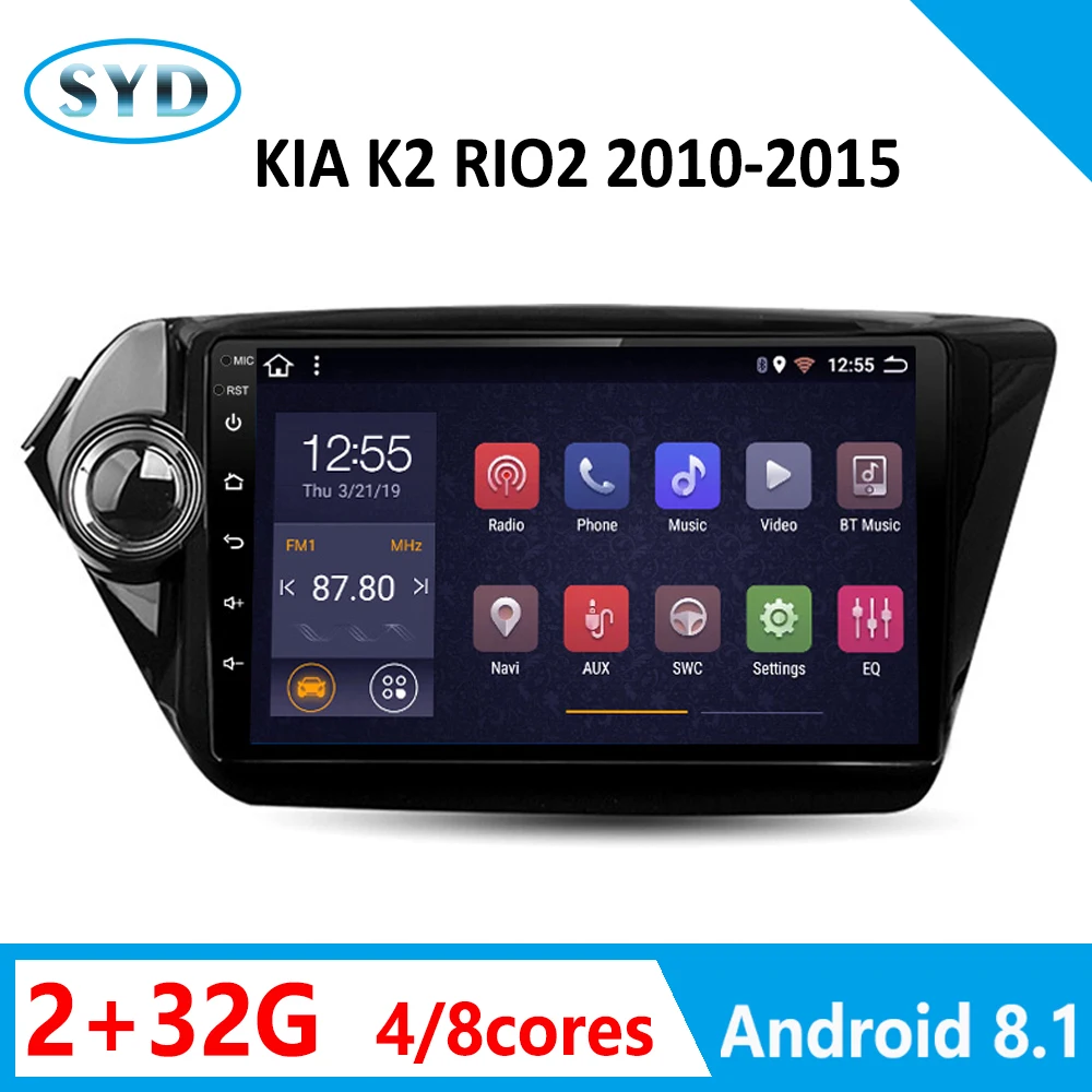 RAM 2G автомобильное радио для KIA K2 RIO2 2010 2011 2015 Центральная GPS навигация