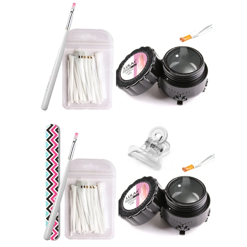 

Builder Gel Nail Art Natural Pink Clear Camouflage Color Extend Nail Gel Finger Extension Nail Crystal Gel F1FF