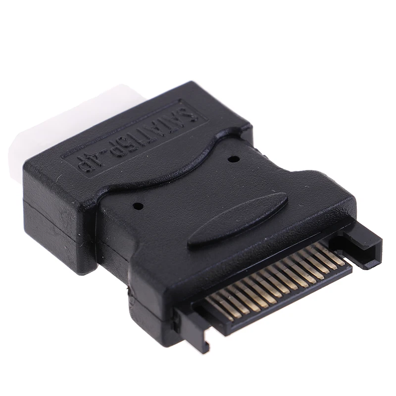 1 шт. 15Pin Sata серия ATA штекер в IDE 4 Pin Женский адаптер для жесткого диска кабель