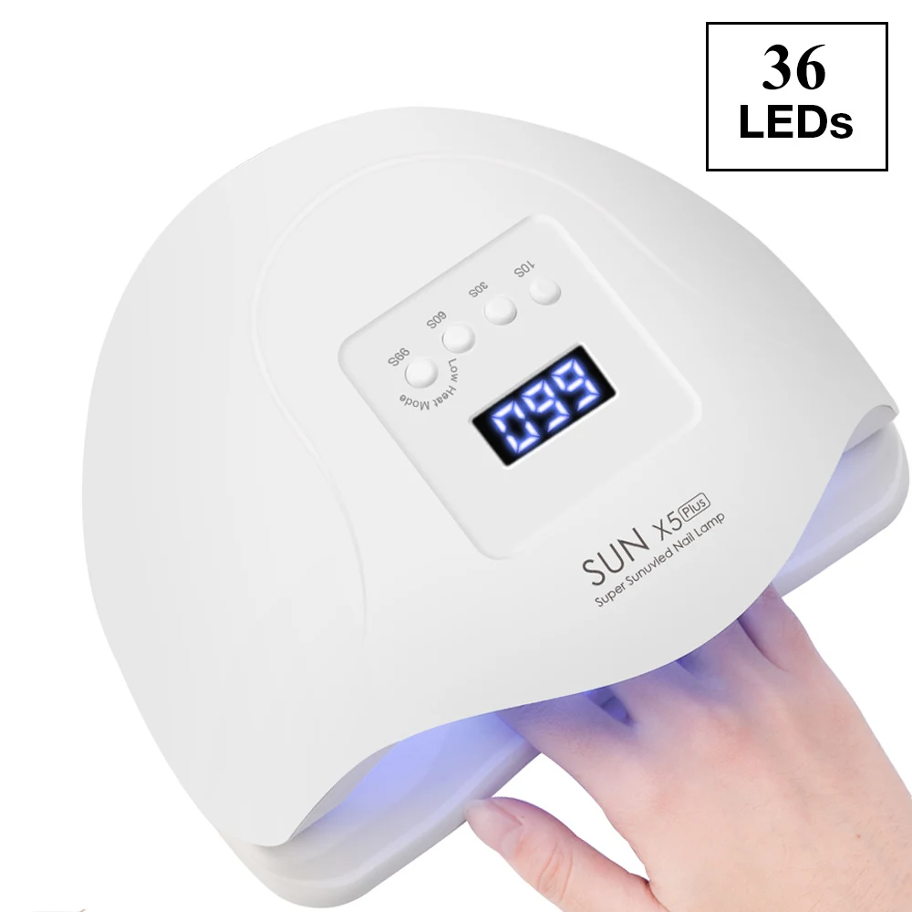 54W 36LEDs X5 PLUS 36/54 Вт Сушилка для ногтей, УФ-лампы светодиодный светильник для ногтей с 18/36 светодиодный s Сушилка лампы для Полимеризации Гель лак для ногтей, инструменты для маникюра - Цвет: 54W 36LEDs X5 PLUS