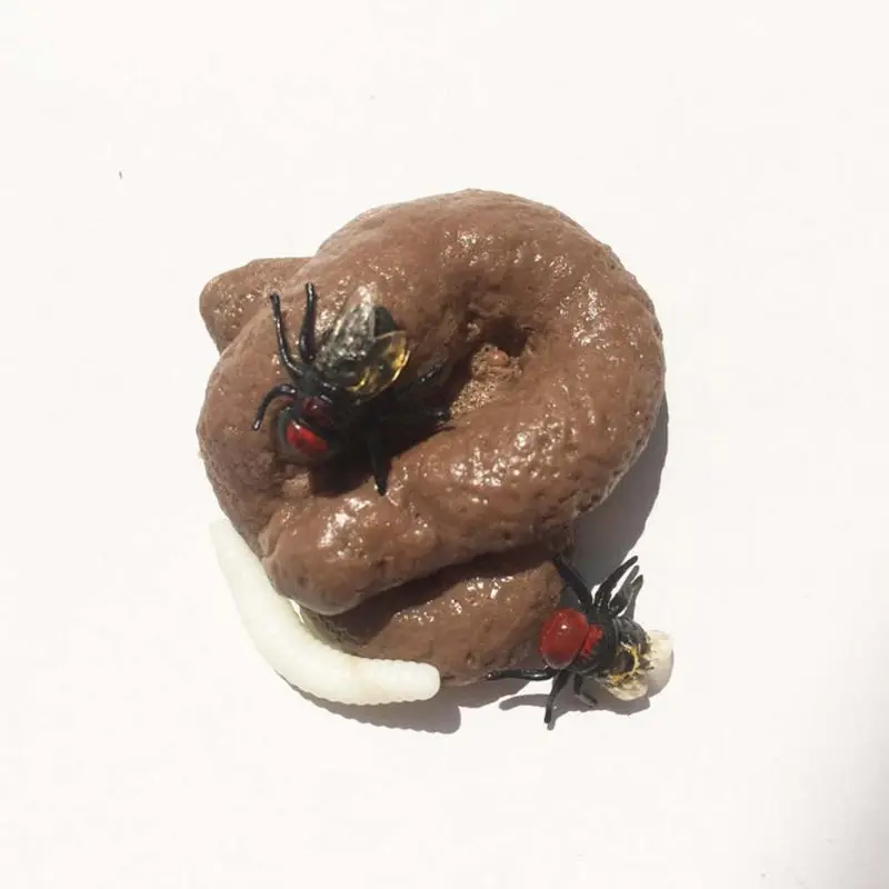 

Halloween Party Prank Toys Simulation TPR Slimy Disgusting Fake Excrement Funny Children Spoof False Stool Trick Joke Props