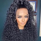 Парики из натуральных волос на сетке спереди 13x 4, предварительно выщипанные бразильские человеческие волосы, парики с глубокой волной 28, 30 дюймов, парик на сетке 150% для черных женщин