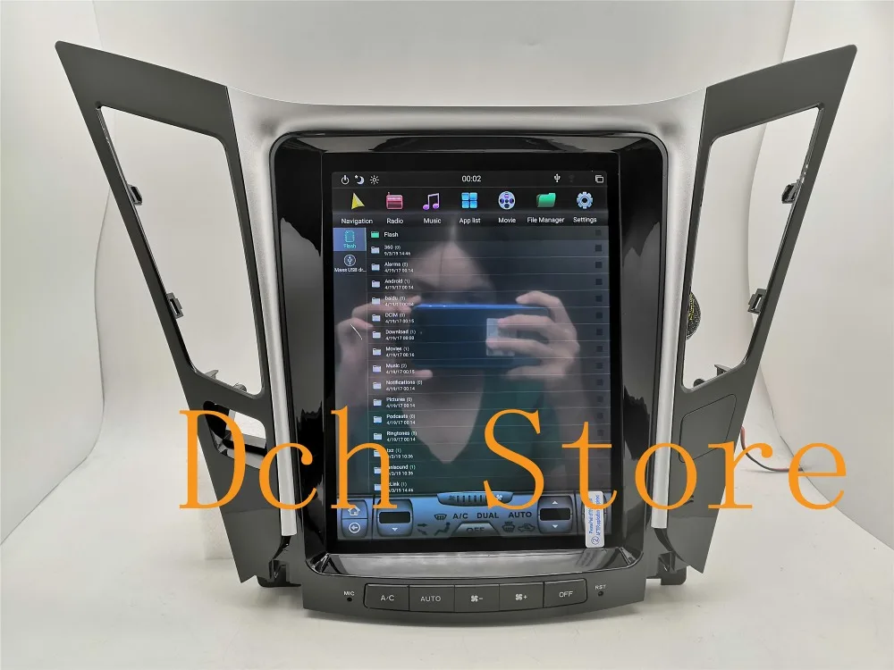 10,4 ''вертикальный экран Tesla стиль Android 8,1 автомобильный DVD gps навигатор плеер радио для hyundai sonata 2012 2013 PX6 CARPLAY