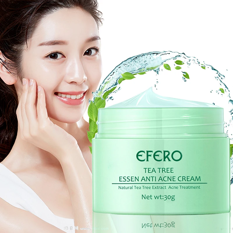 

Green Tea Acne Removal Cream for Face Cream Fade Acne Spots Shrink Pores Whitening Oil Control Moisturizing Repair Skin Care