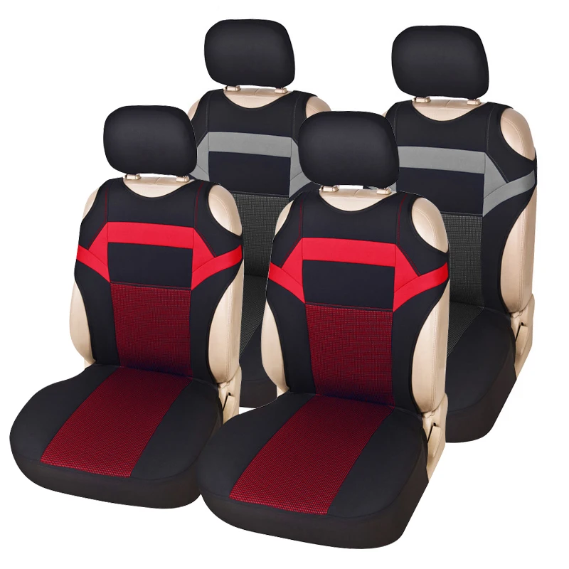

2 Pieces Set T Shirt Design Front Car Seat Cover Universal Fit Car Care Coves Seat Protector for Car Seats Polyester Fabric