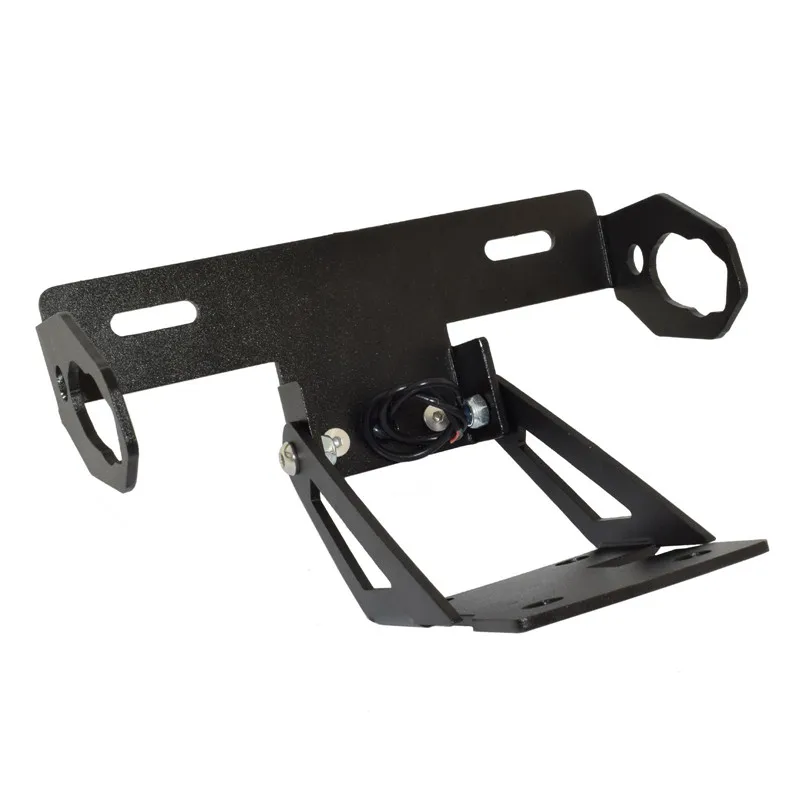 Регулируемый номерной знак рамка держатель кронштейн светильник ка для KAWASAKI Ninja