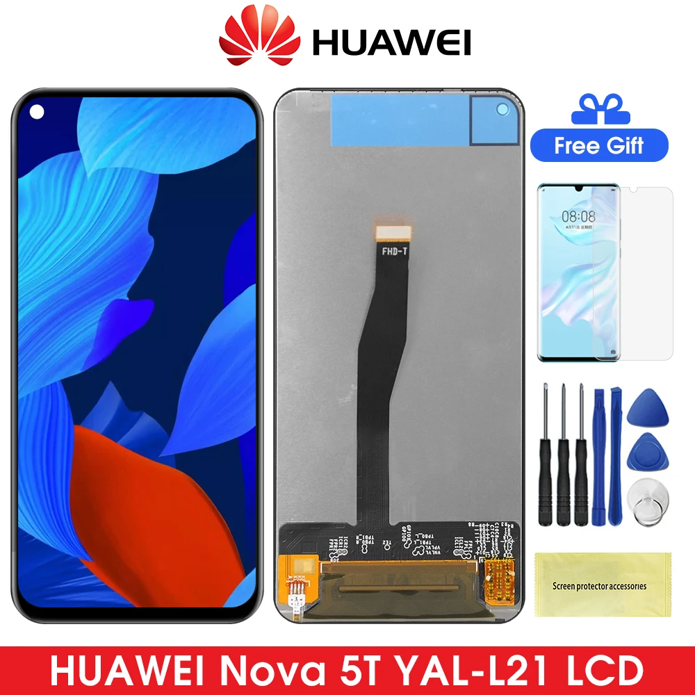 6 26 ''Nova 5T ЖК дисплей для Huawei Nova5T сенсорный экран дигитайзер сборка AL L21 L61A L61D L71A