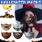 Товары для Хэллоуина, маскарада, хлопковая маска для лица, украшение для взрослых из страшных праздников и вечеринок, 2021, праздничный подарок, реквизит для косплея зла