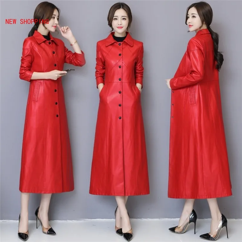 New Women Sheepskin Coat Autumn Winter 2023 Fashion Keep Warm Long Jacket Thicken Genuine Leather Coat Suede Outerwear Female