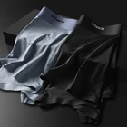 2 шт. Сексуальные мужские трусы-боксеры, шорты из ледяного шелка, быстросохнущие плавки, мужское нижнее белье, боксеры, графен, антибактериальные мужские трусики, скольжения