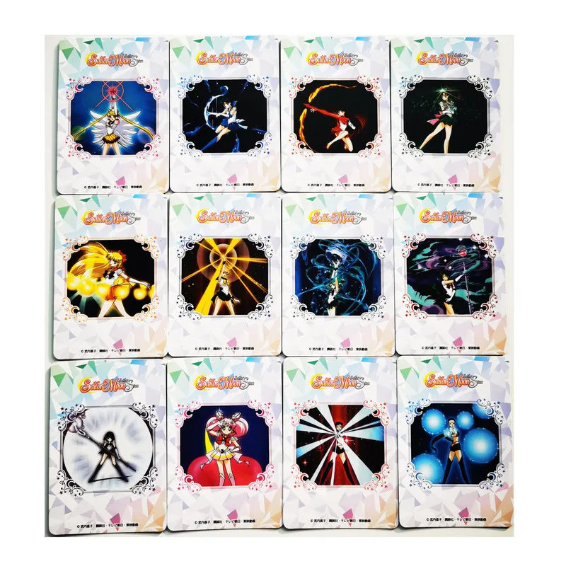 

18pcs/set Sailor Moon Starlight Bronzing Sexy Girls Toys Hobbies Hobby Collectibles Game Anime Collection Cards