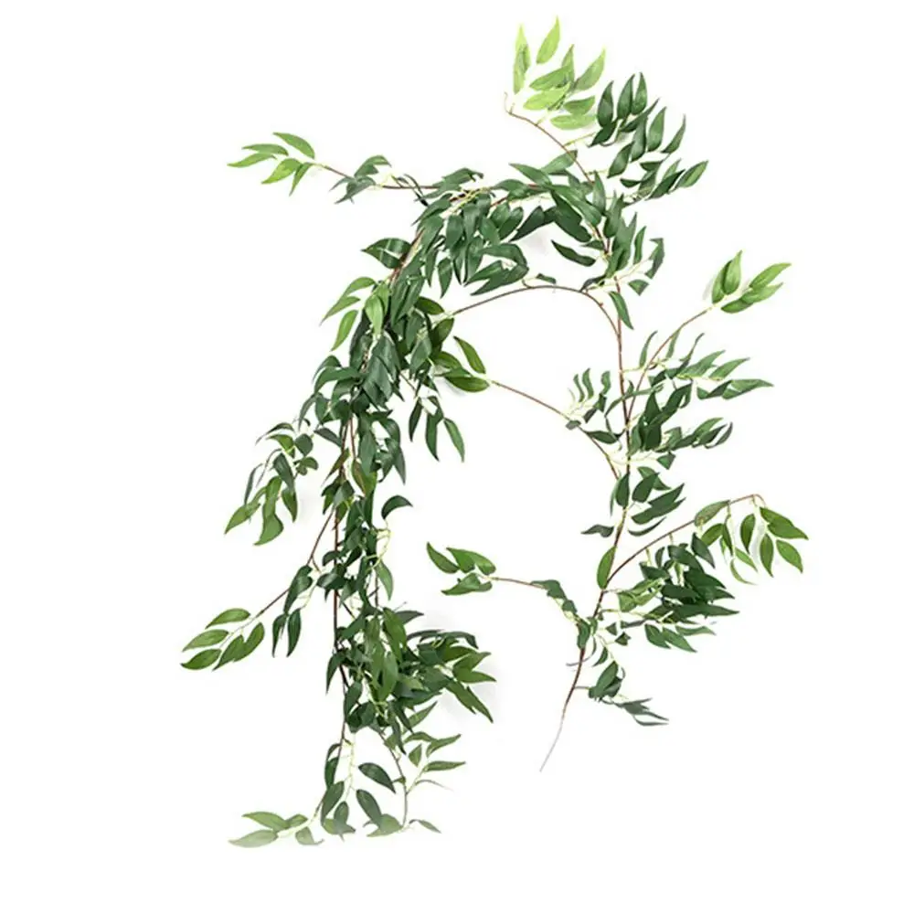 

Gray/Green Photo Props Greenery Garland Artificial Willow Vine Simulation Willow Leaves Creative Fashion