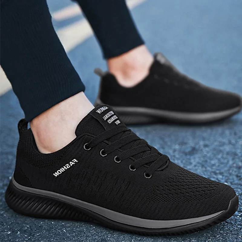 

Men Shoes Fashion Sneakers Breathable Air Flying Casual Loafers Man Outdoor Run Shoes Low-cut Lace-up Light Vulcanize Exercise