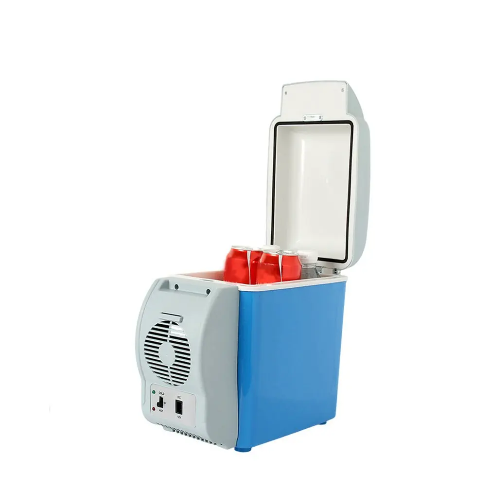 12V 7.5L портативный автомобильный холодильник подогреватель еды электрический для
