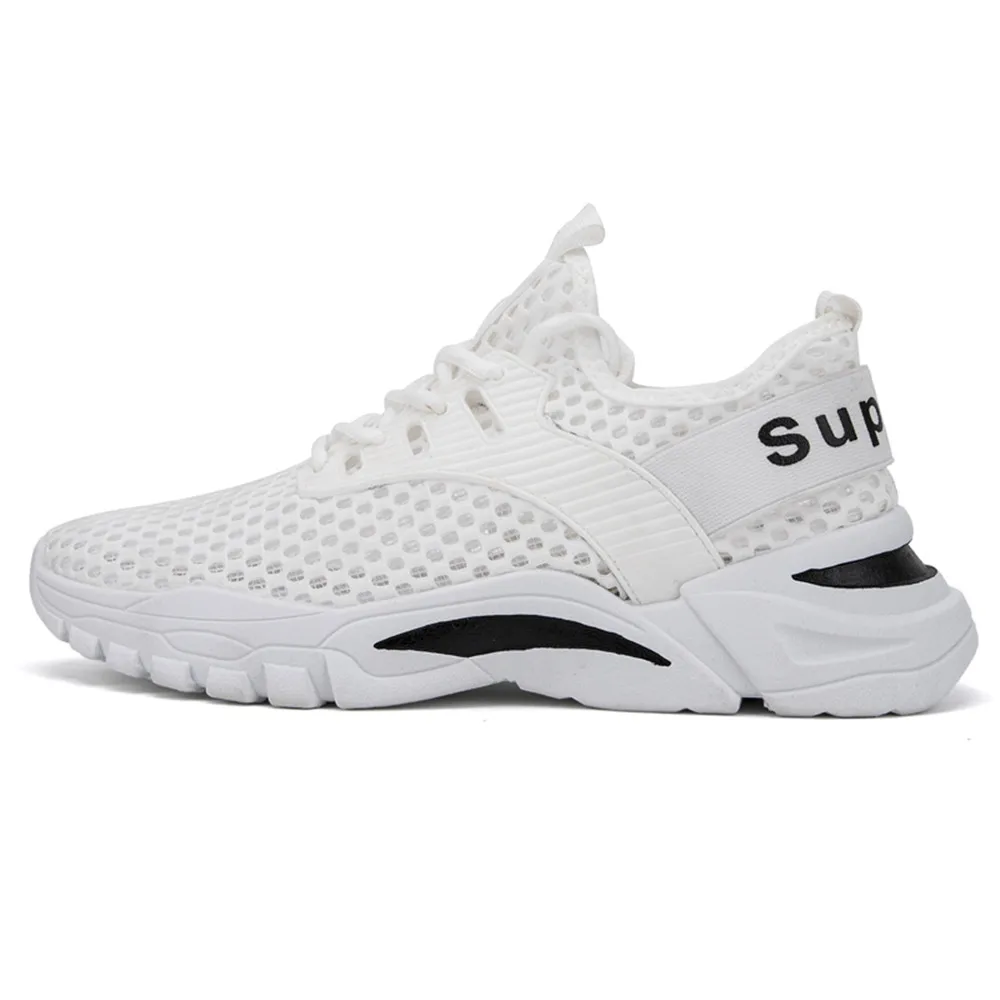 

Breathable Men Running Sneakers Non-slip Sport Shoes Mens Athletic Trainers Casual Zapatillas Hombre Lace-up Jogging Shoes