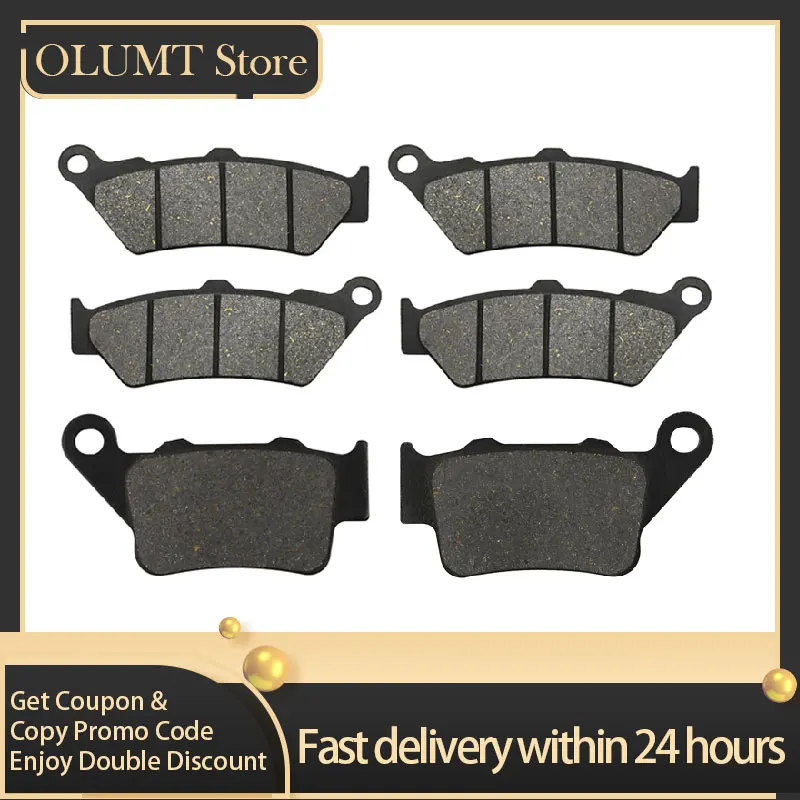 Motorcycle Front&Rear Brake Pads For BMW C1 125 200 G650X F700GS F750GS F800GS F850GS F650CS F650GS F650ST G650GS F650ST